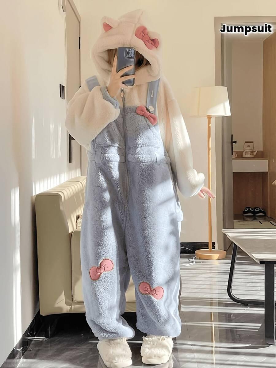 DŁUGIE ONESIE ZAMEK