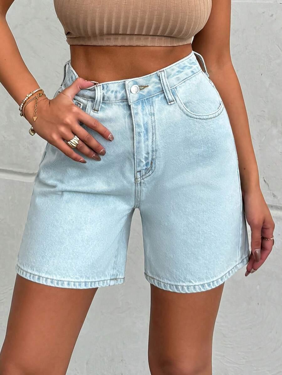 NIEBIESKIE SPODENKI JEANS