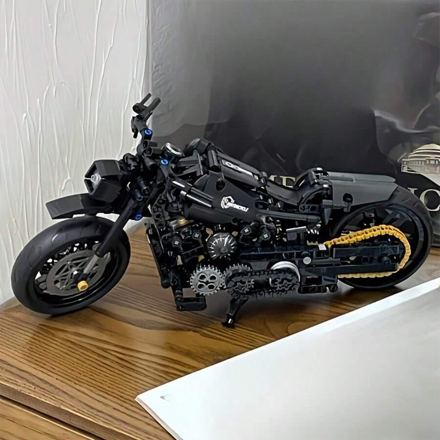 motocykl z klocków 586 elementów