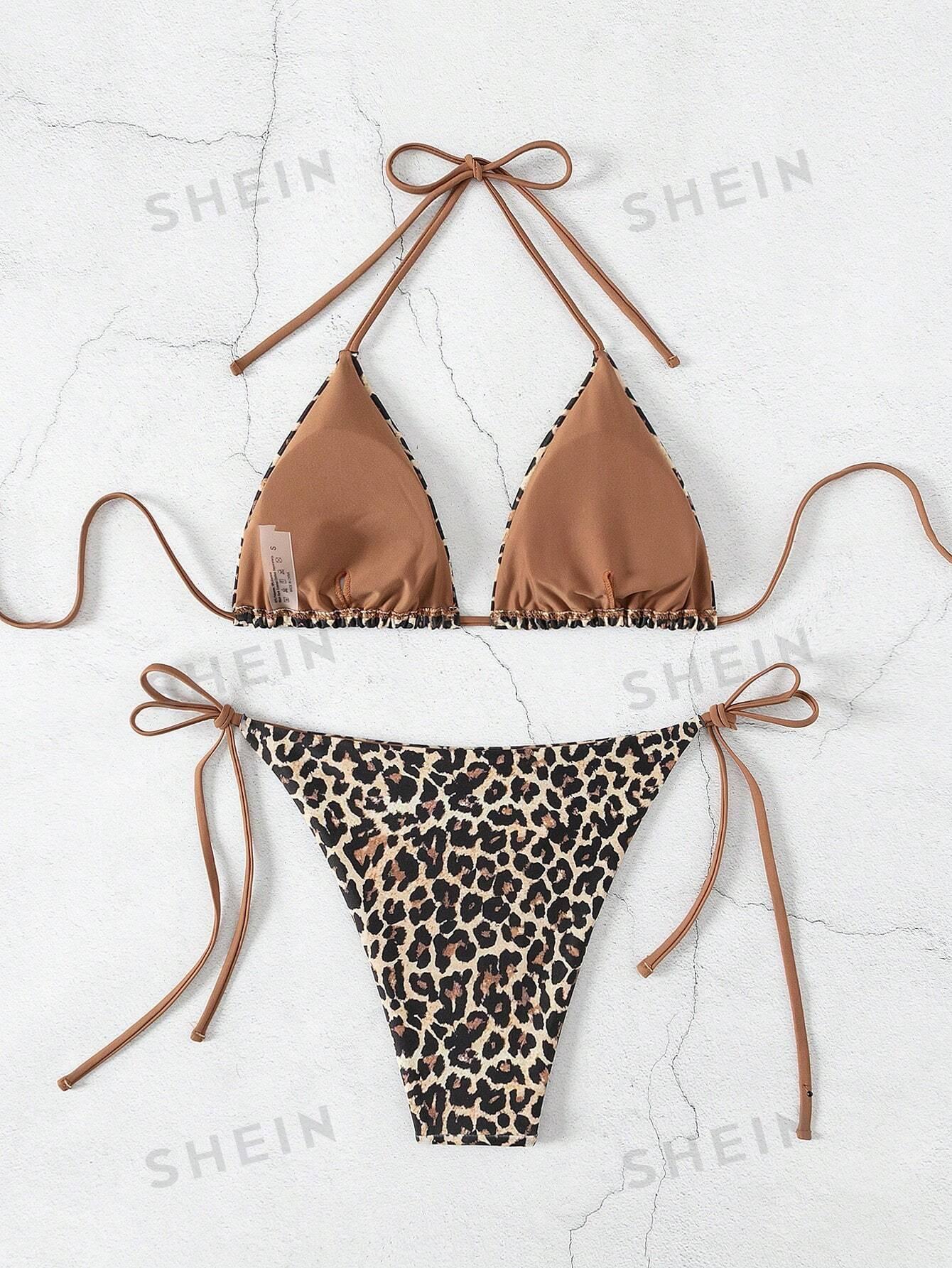 DWUCZĘŚCIOWY STRÓJ KĄPIELOWY ANIMAL PRINT 