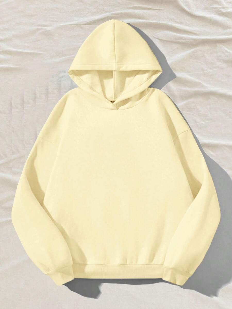 żółta bluza kaptur 