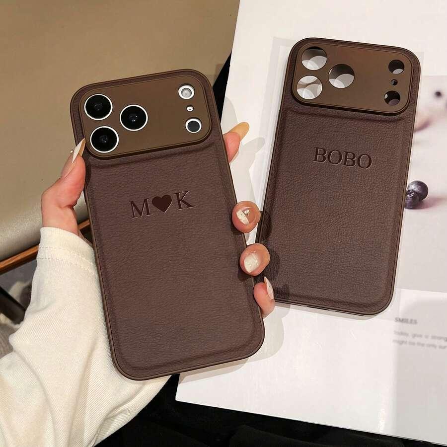 brązowe etui na telefon iphone 17
