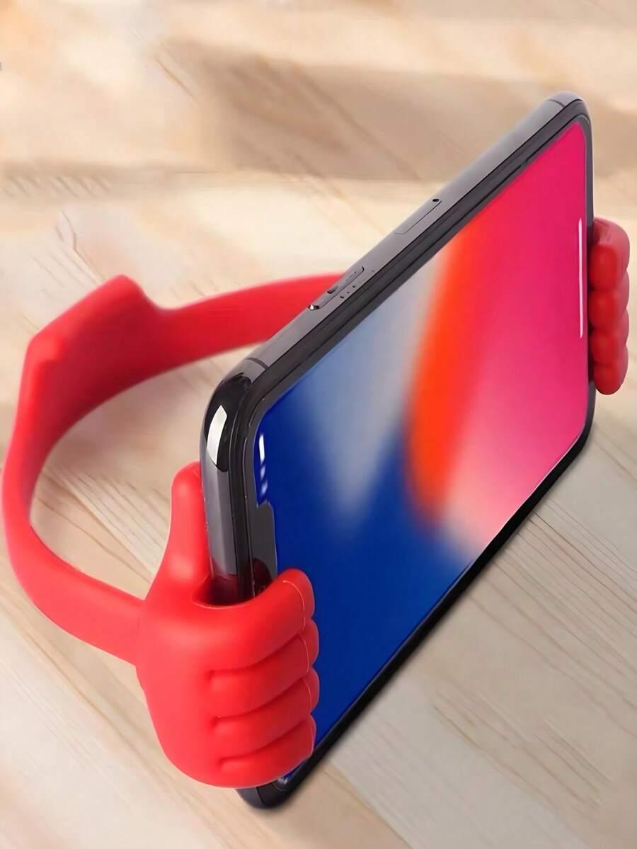 różowy uchwyt na telefon 