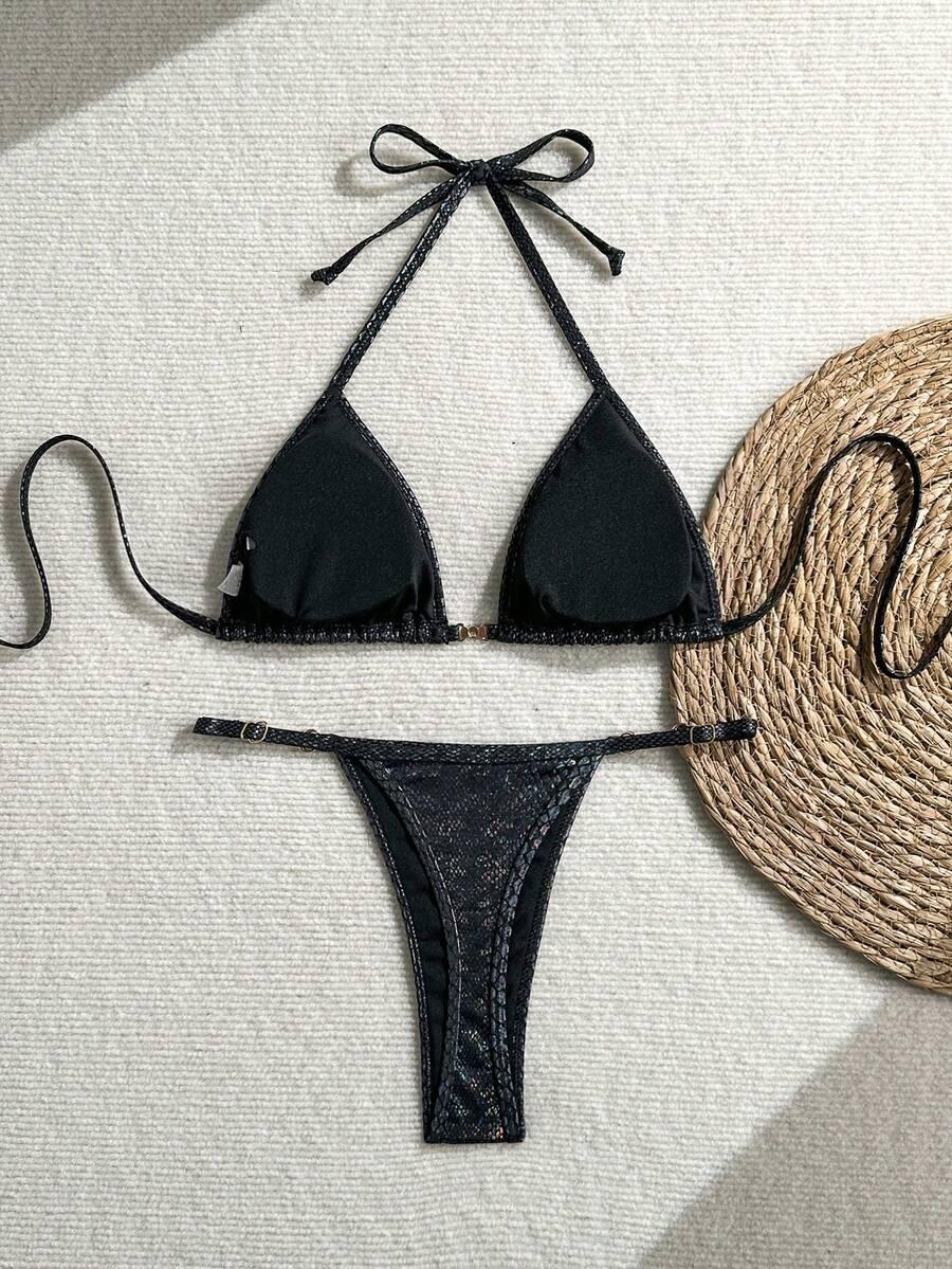 DWUCZĘŚCIOWY STRÓJ KĄPIELOWY ANIMAL PRINT