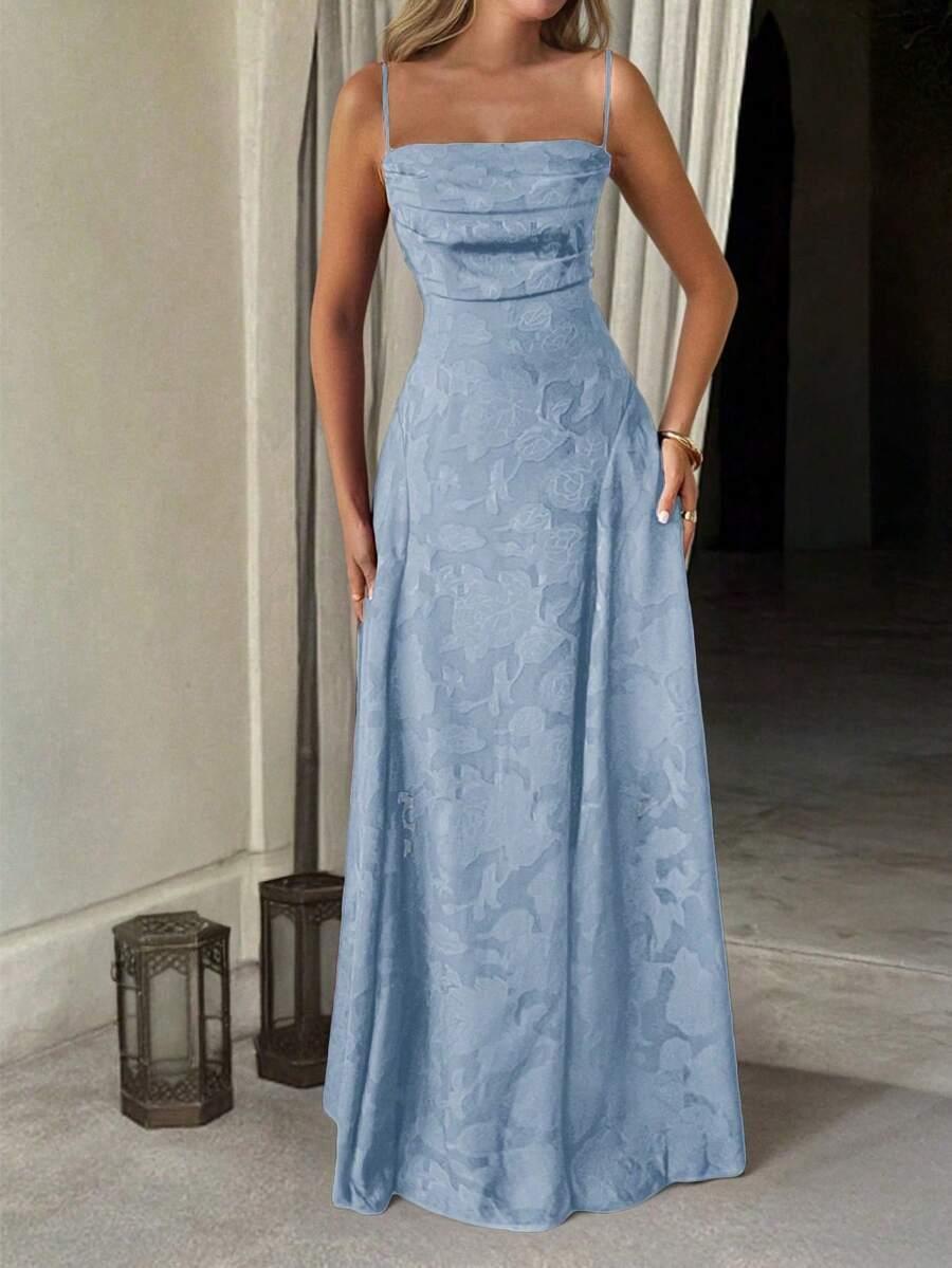 NIEBIESKA MAXI SUKIENKA 