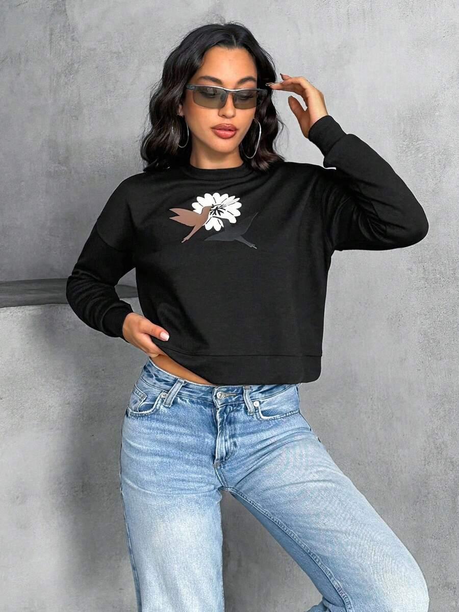 BLUZA Z NADRUKIEM