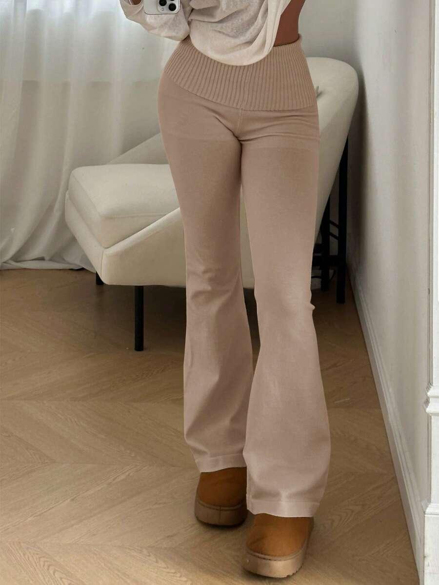różowe spodnie casual