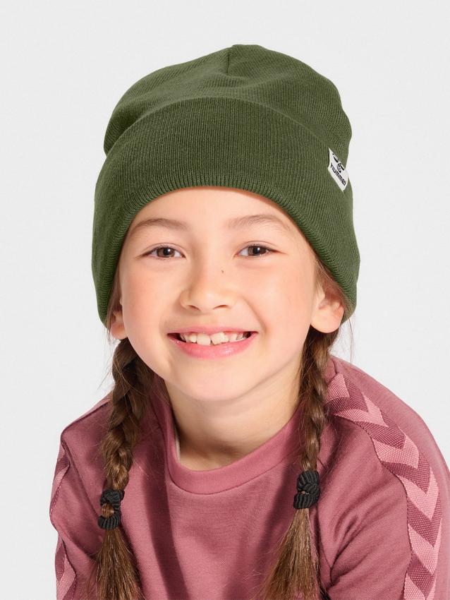 ZIELONA CZAPKA BEANIE LOGO
