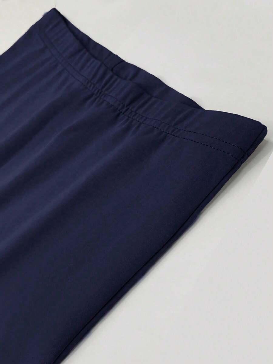 granatowe legginsy sportowe