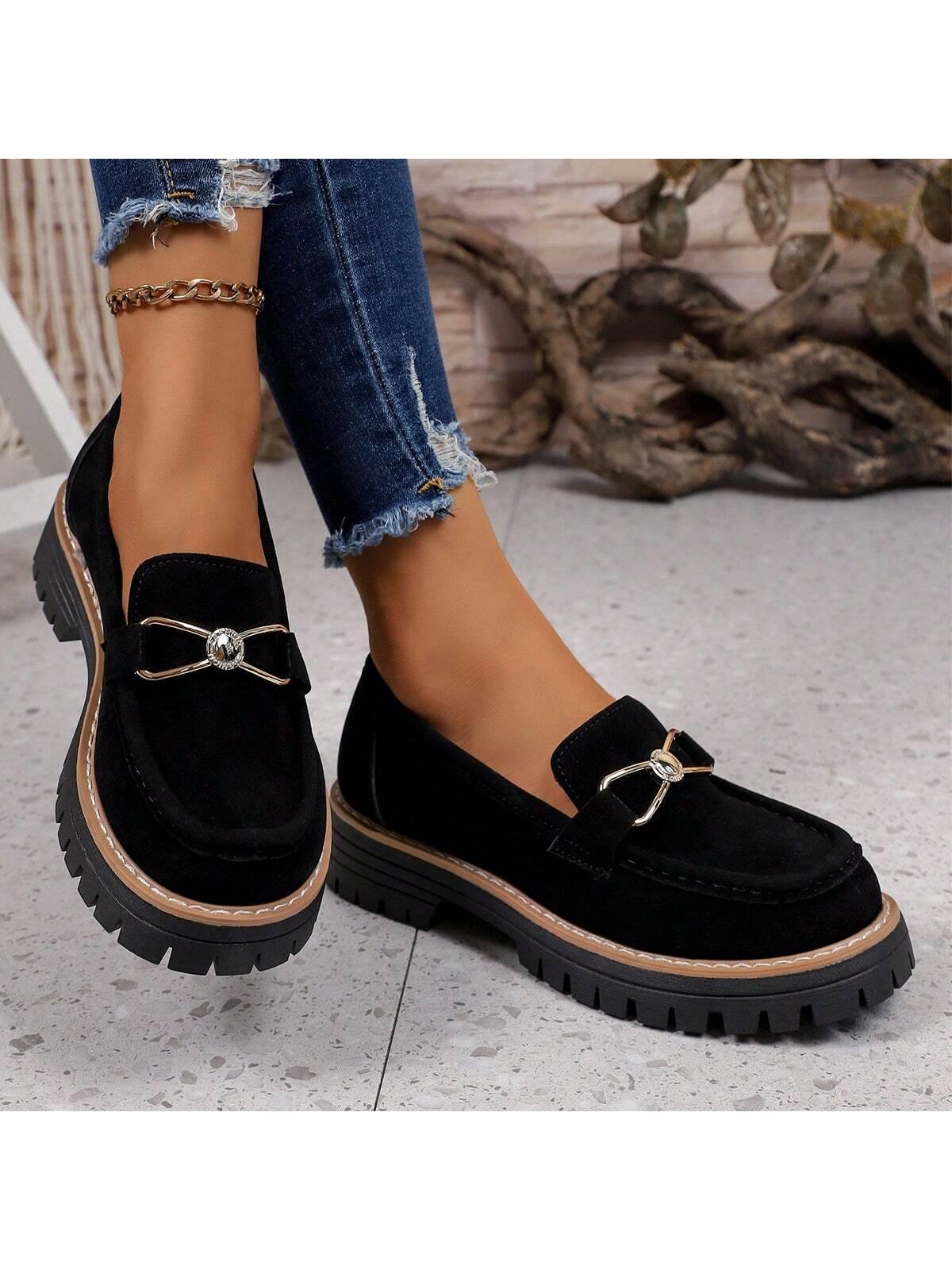 CZARNE MOKASYNY CASUAL 