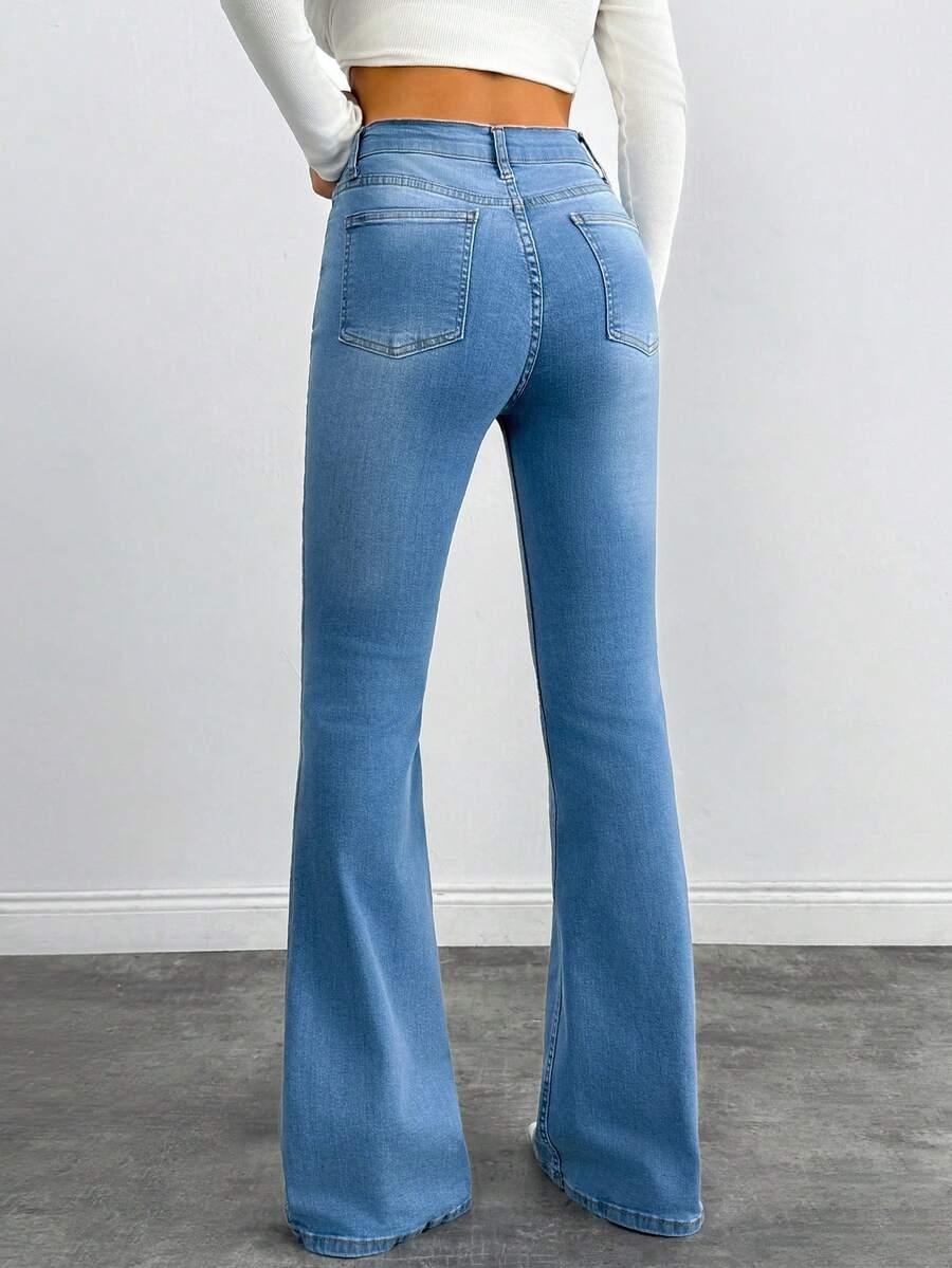 SPODNIE JEANS DZWONY