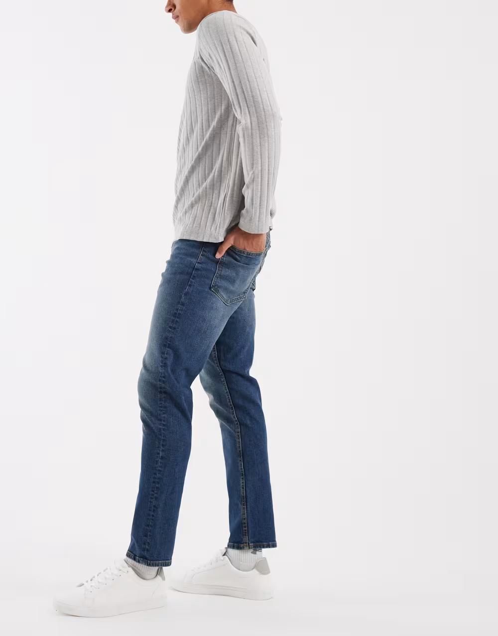 NIEBIESKIE SPODNIE JEANS