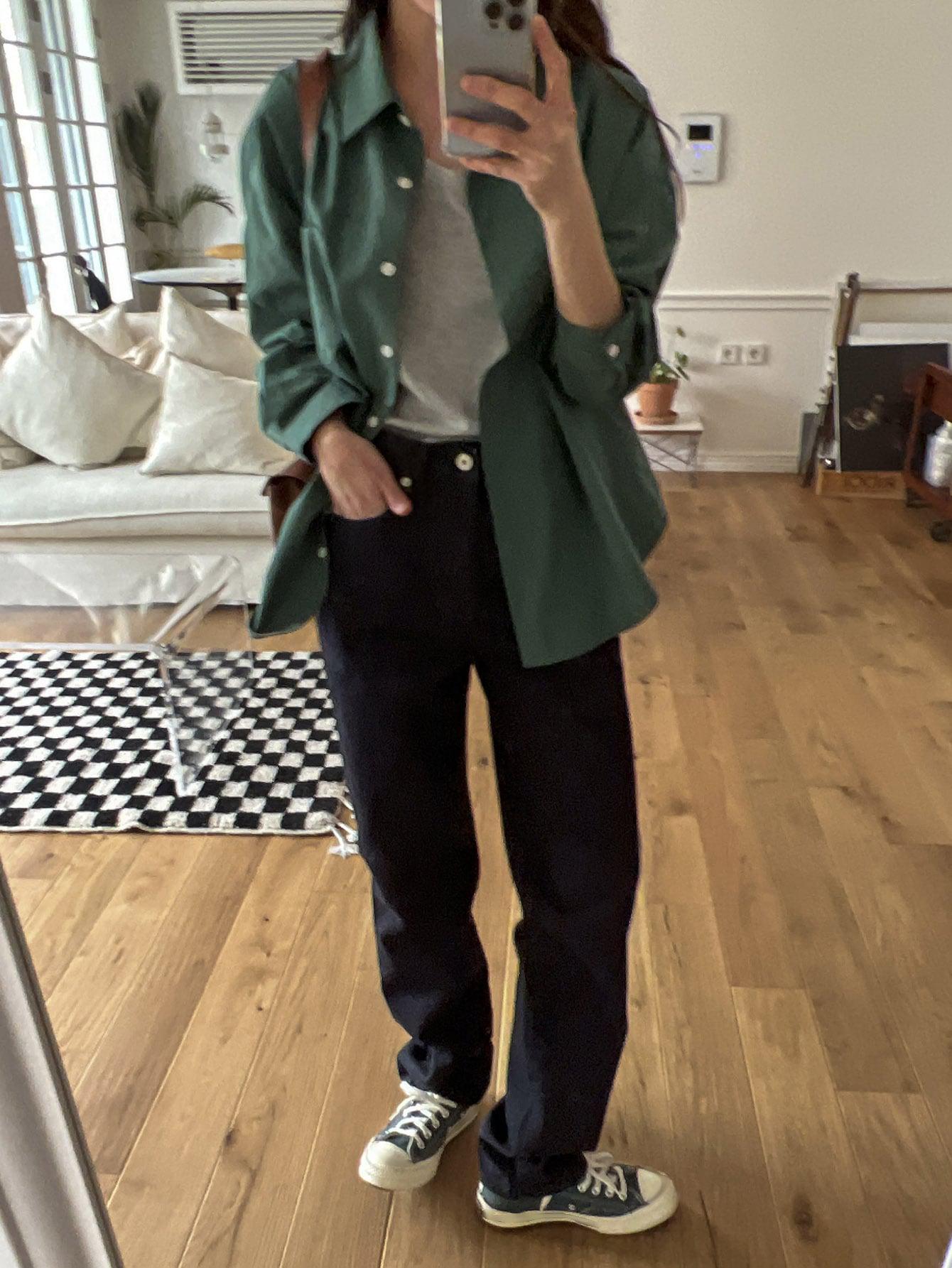 ZIELONA KOSZULA CASUAL 