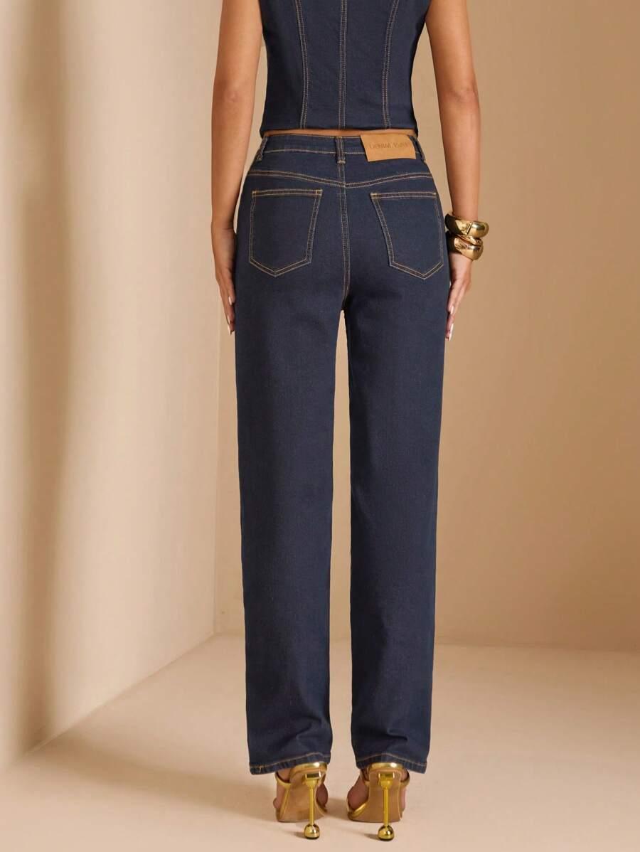 proste spodnie jeans