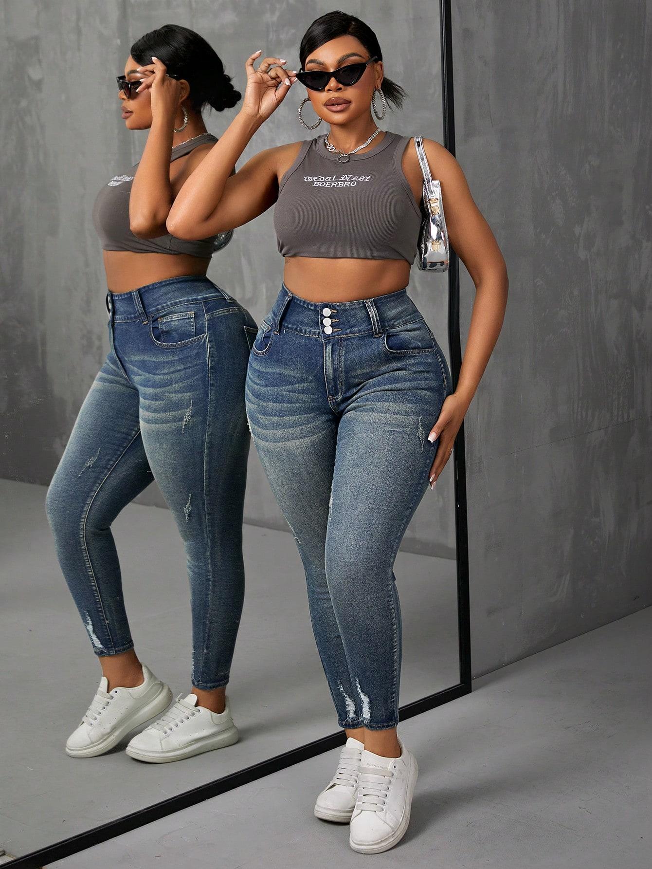 NIEBIESKIE SPODNIE JEANS