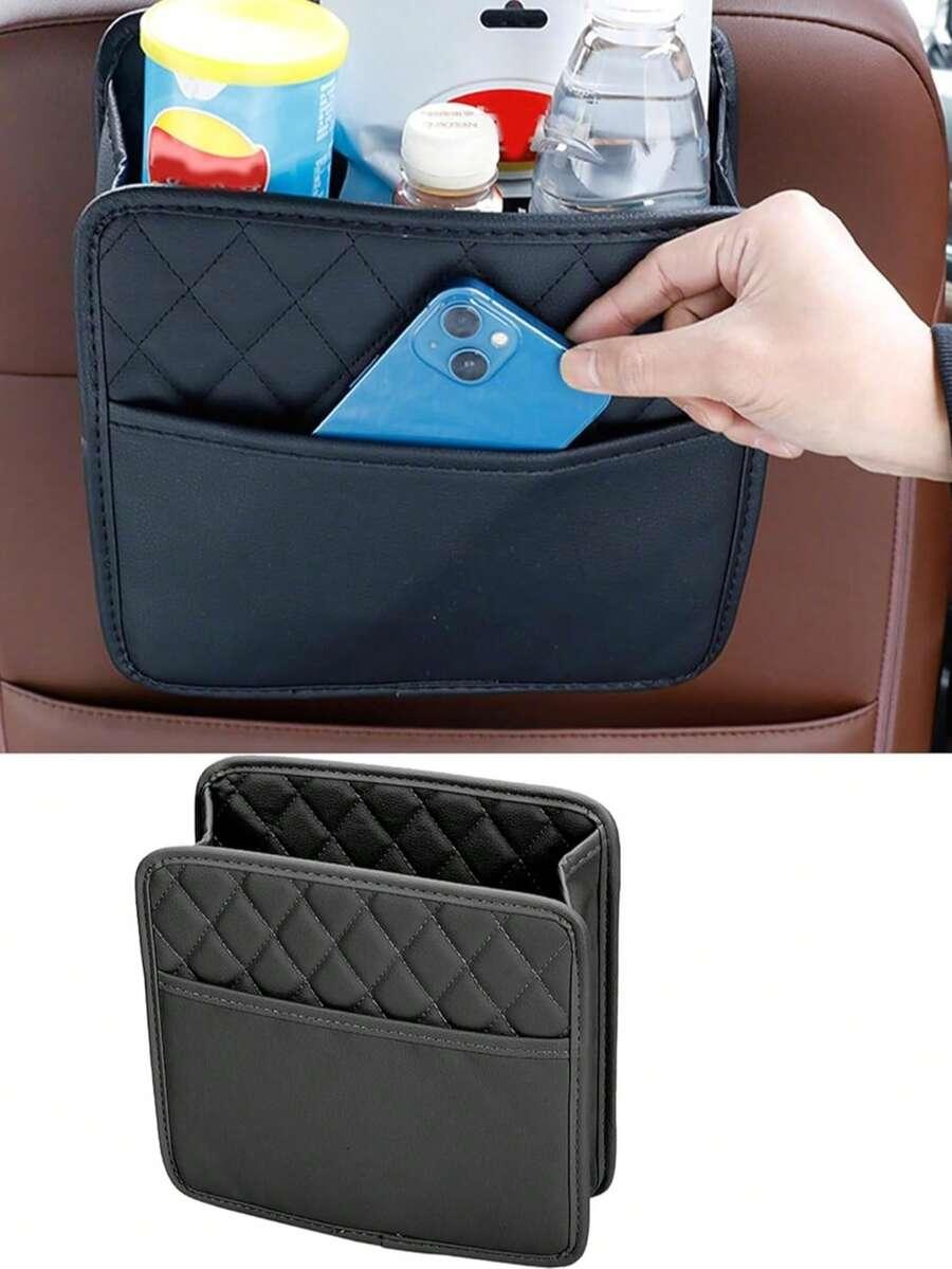 czarny organizer samochodowy 2-pack