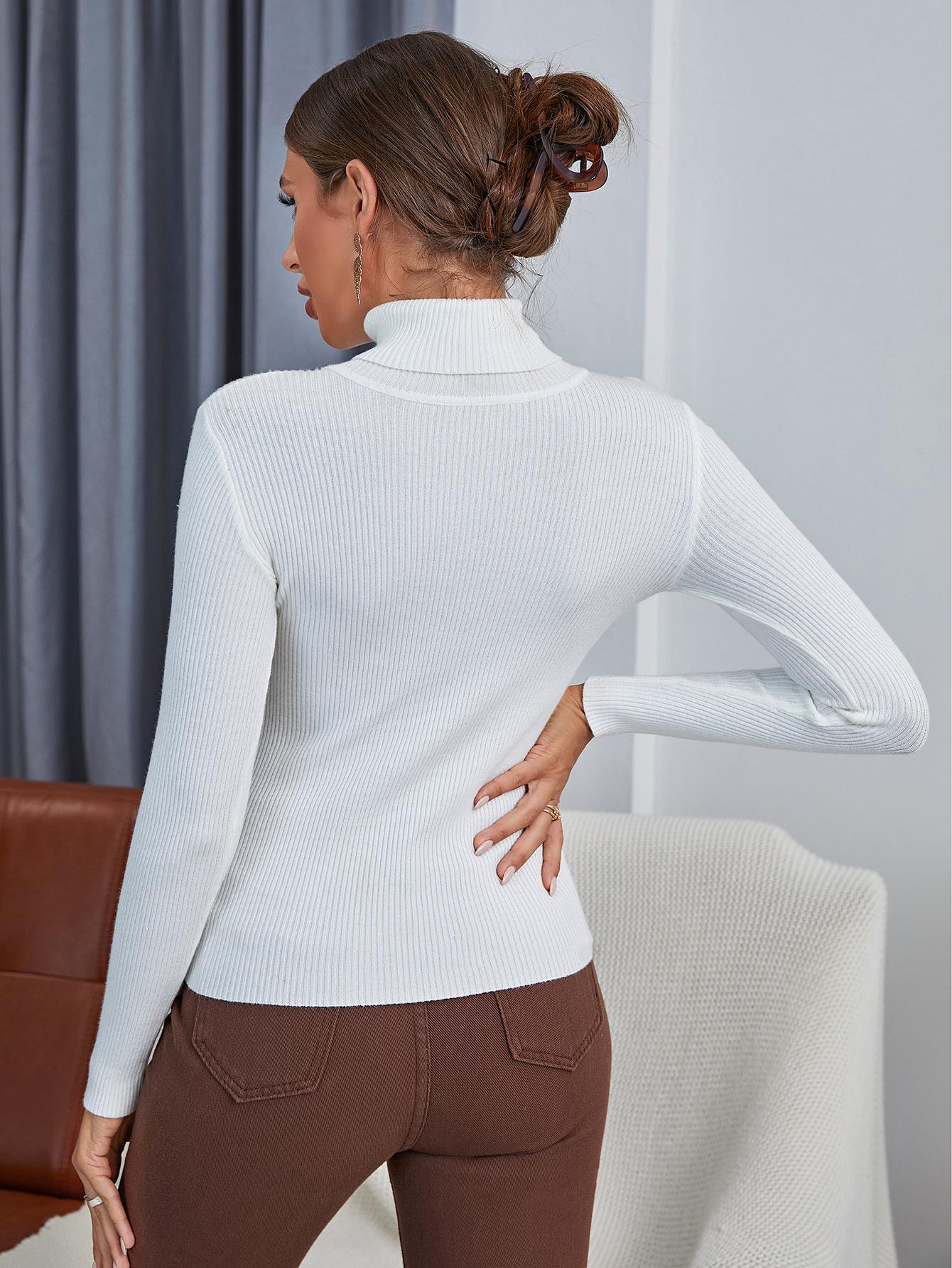 CIENKI SWETER GOLF PRĄŻKI