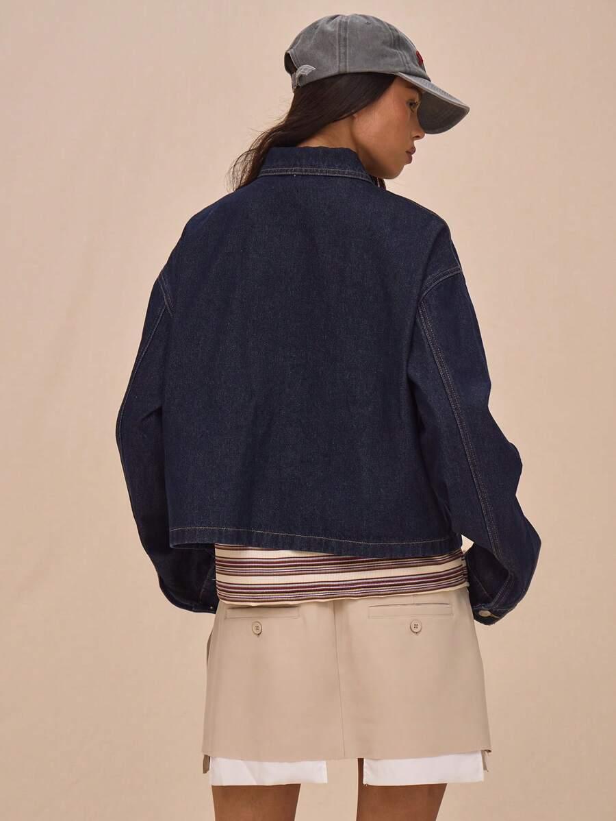 KURTKA JEANS ZAMEK
