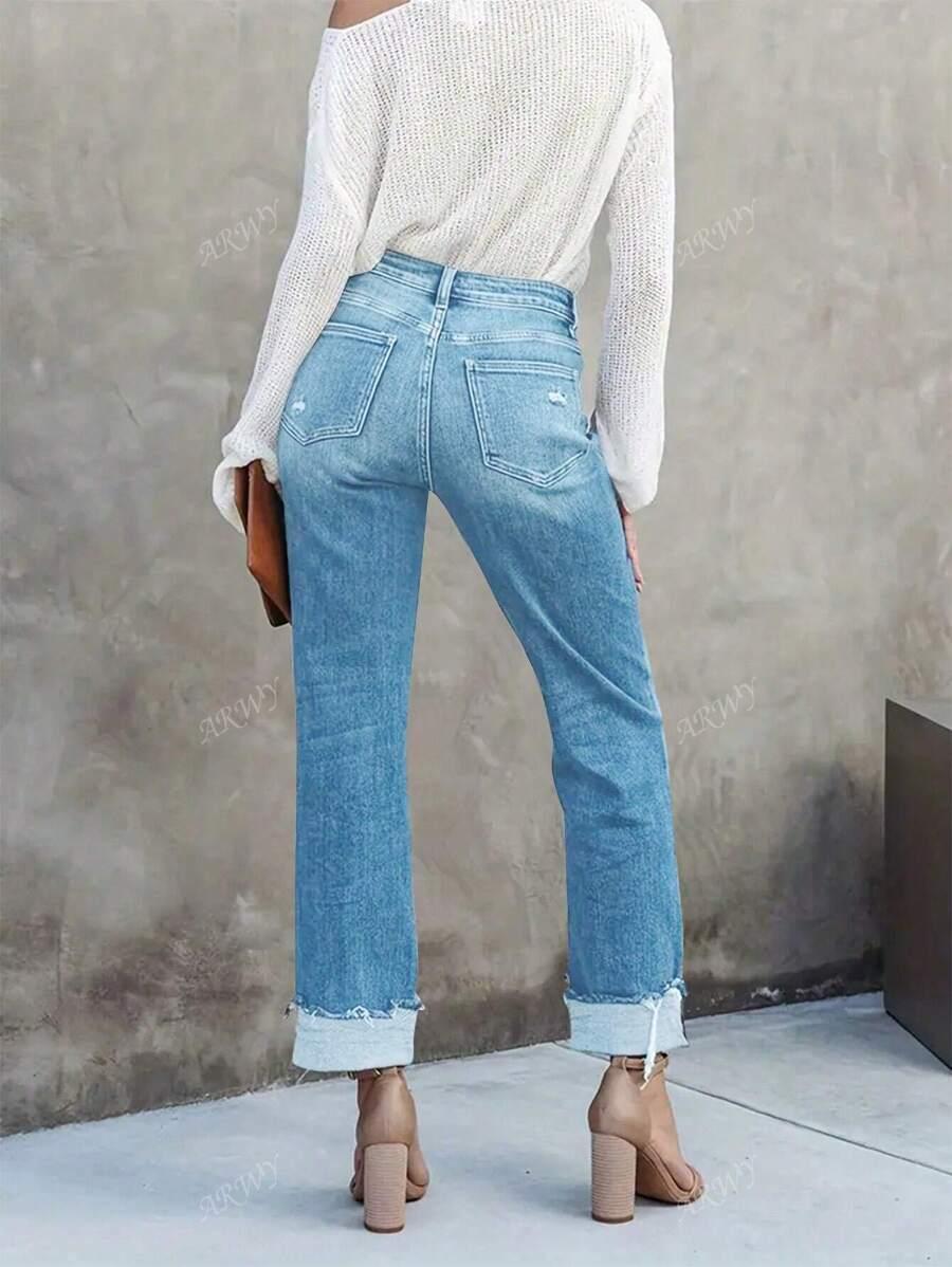 NIEBIESKIE SPODNIE JEANS
