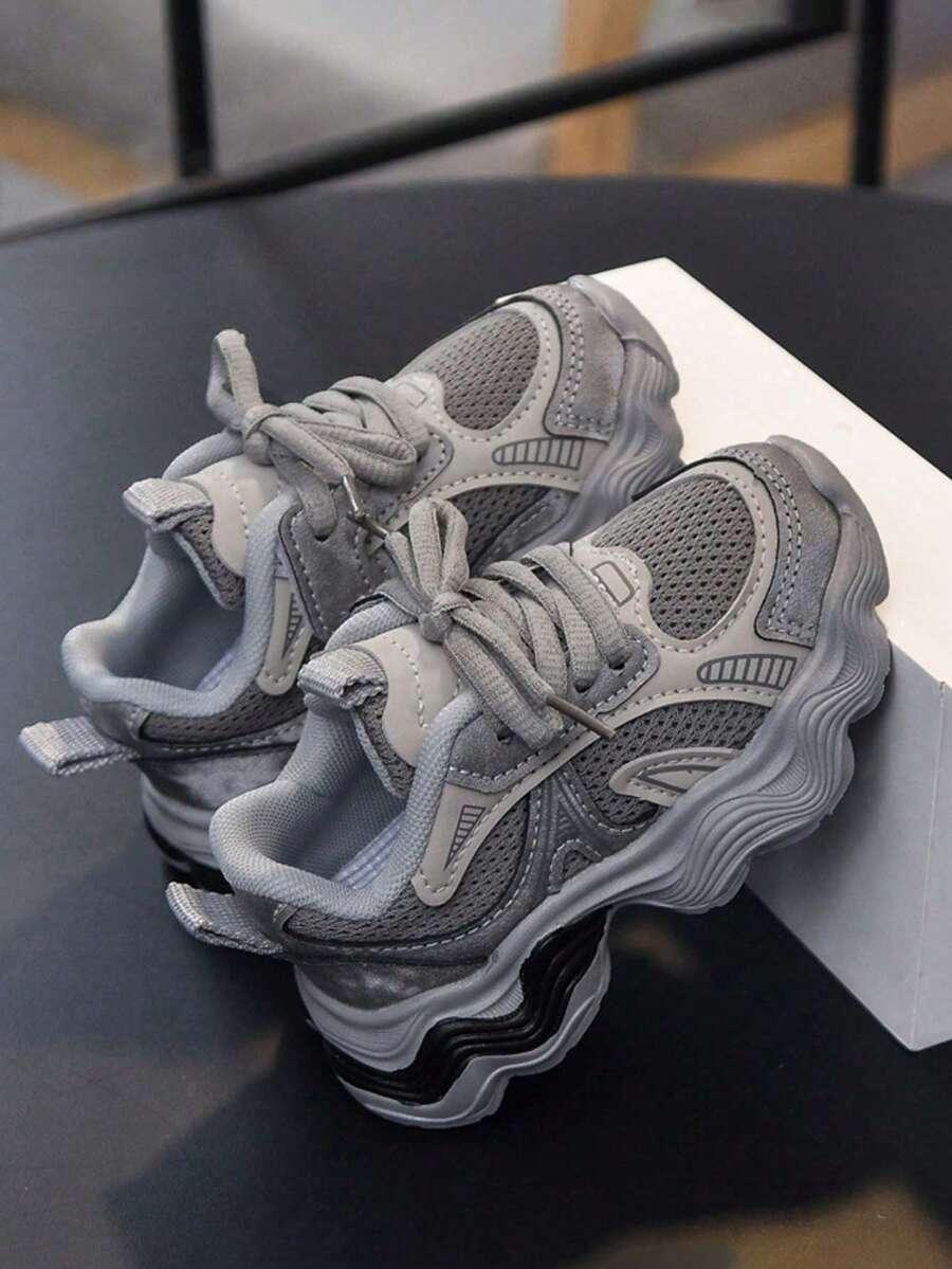 SZNUROWANE szare BUTY SPORTOWE