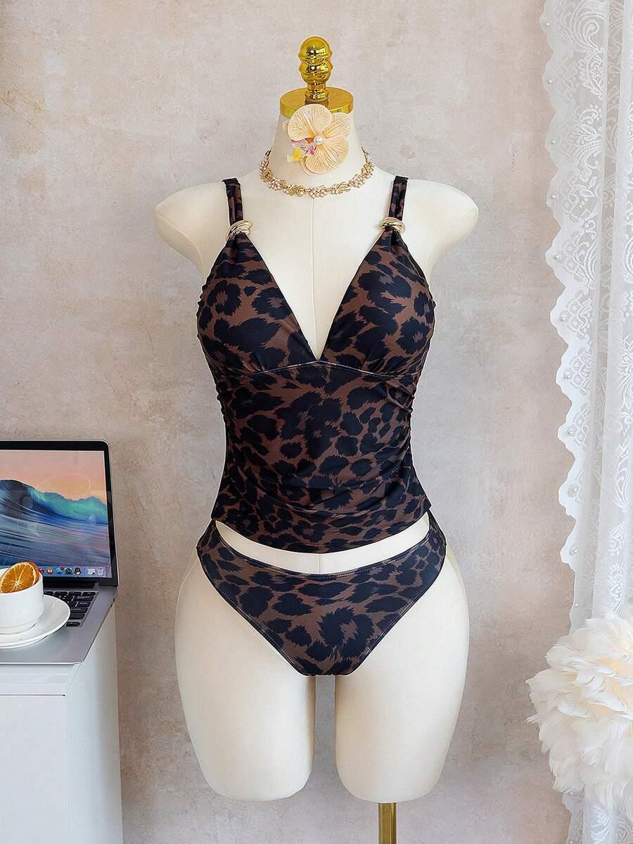 TANKINI DWUCZĘŚCIOWE W ZWIERZĘCY WZÓR