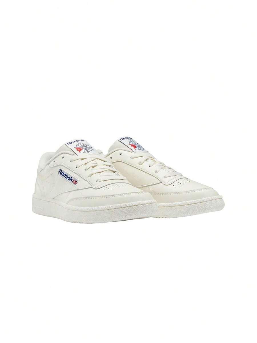 białe skórzane buty sportowe Club C 85