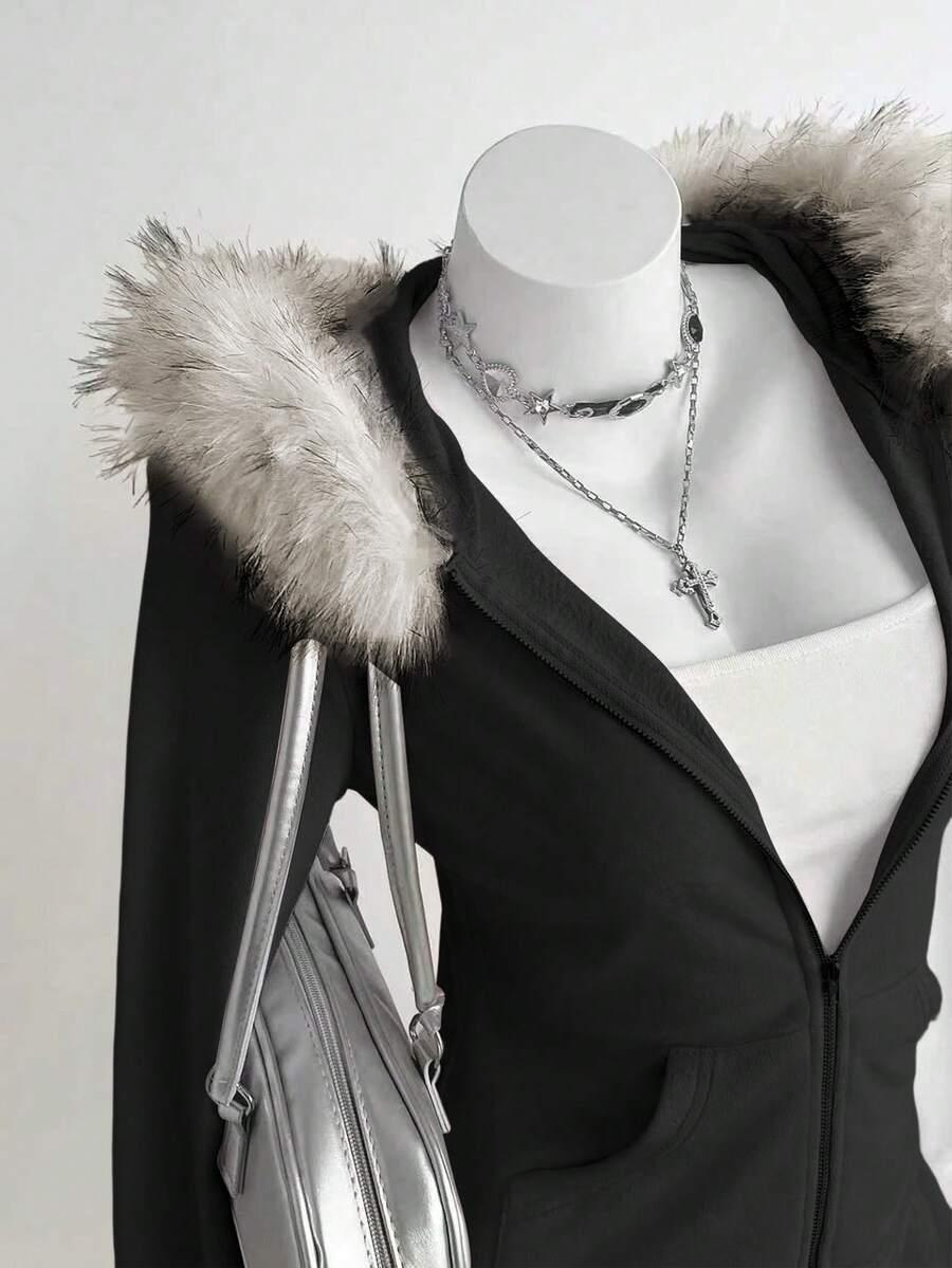 czarna bluza kaptur 