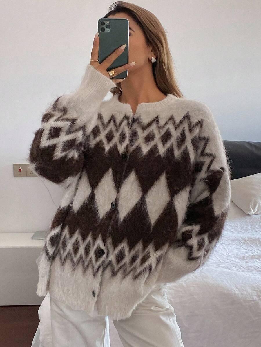 ROZPINANY SWETER GUZIKI