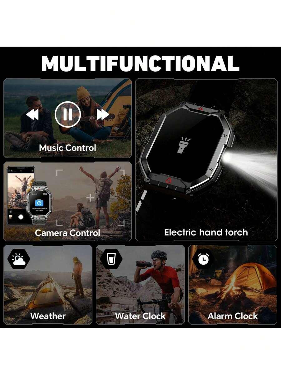 czarny zegarek smartwatch 