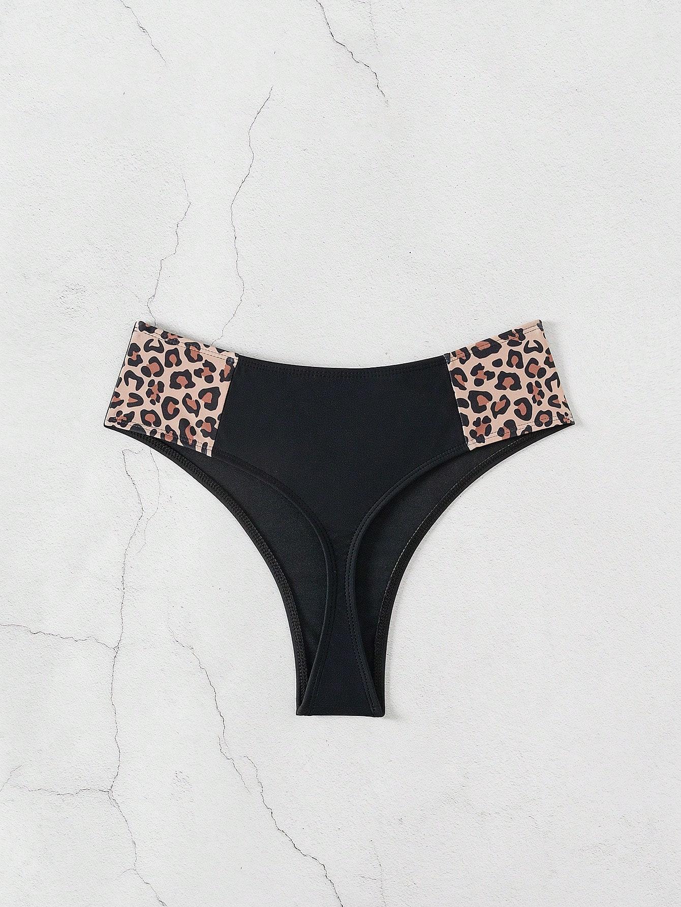dół od bikini animal print