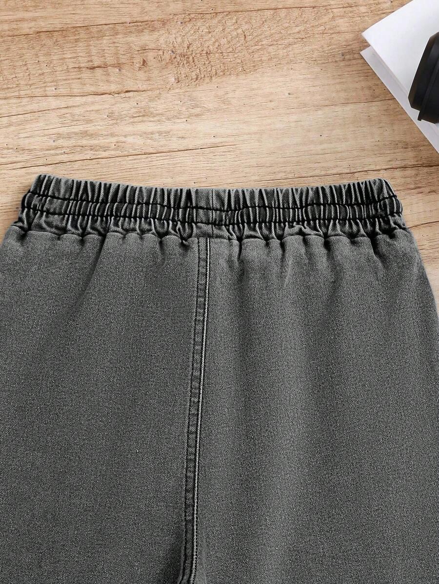 szare spodnie jeans 