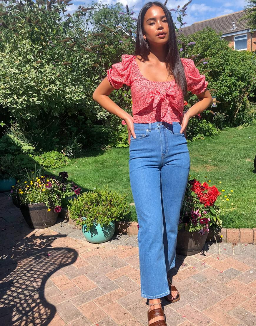 NIEBIESKIE SPODNIE JEANS