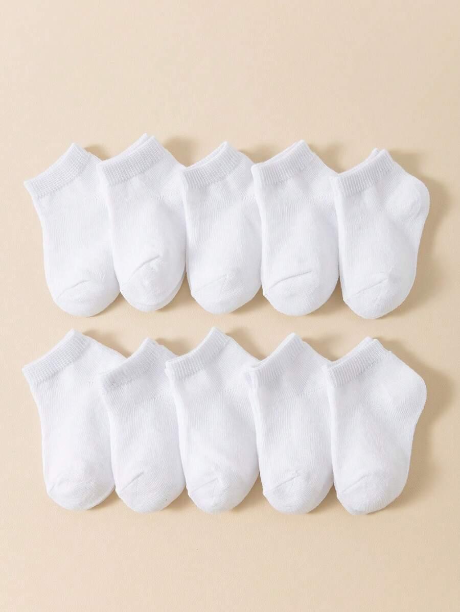 białe skarpetki 10-pack