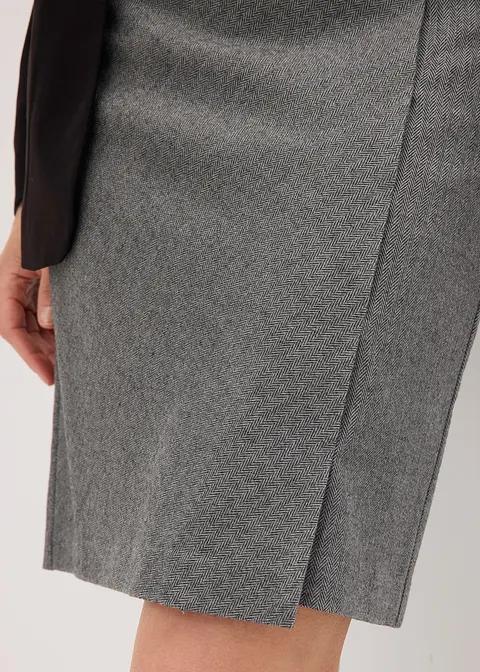 SPÓDNICA PROSTA PLUS SIZE 