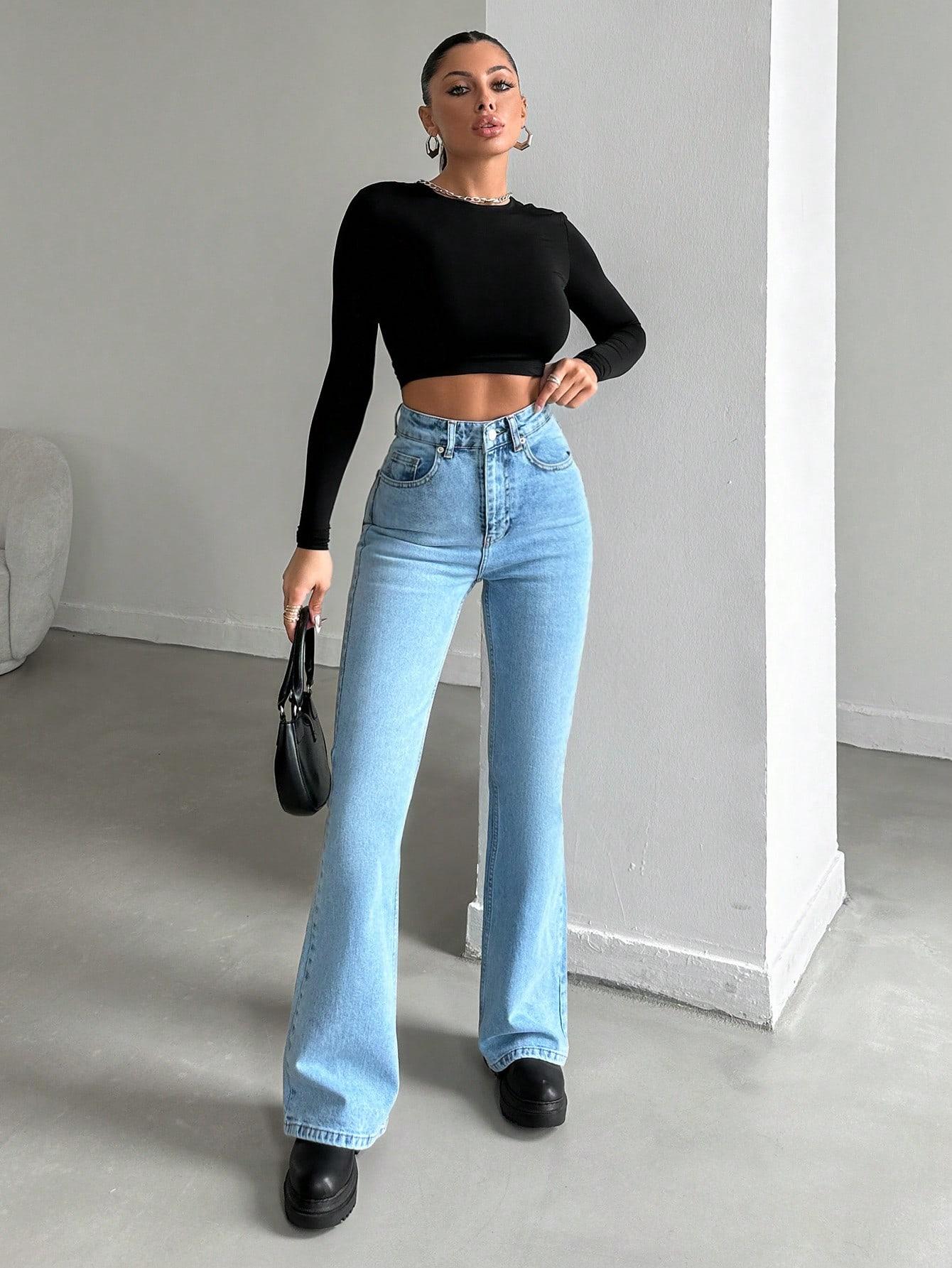 NIEBIESKIE SPODNIE JEANS