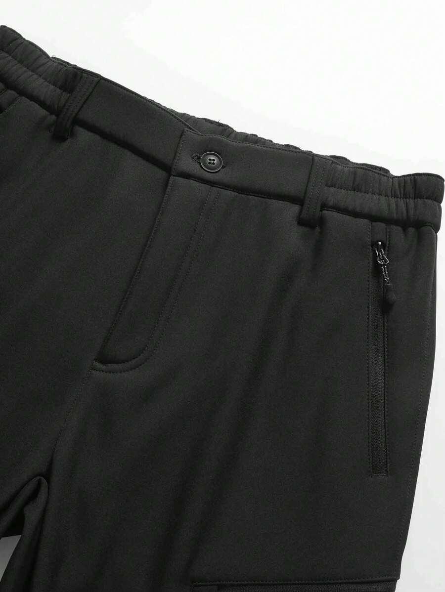 CZARNE SPODNIE SOFTSHELL