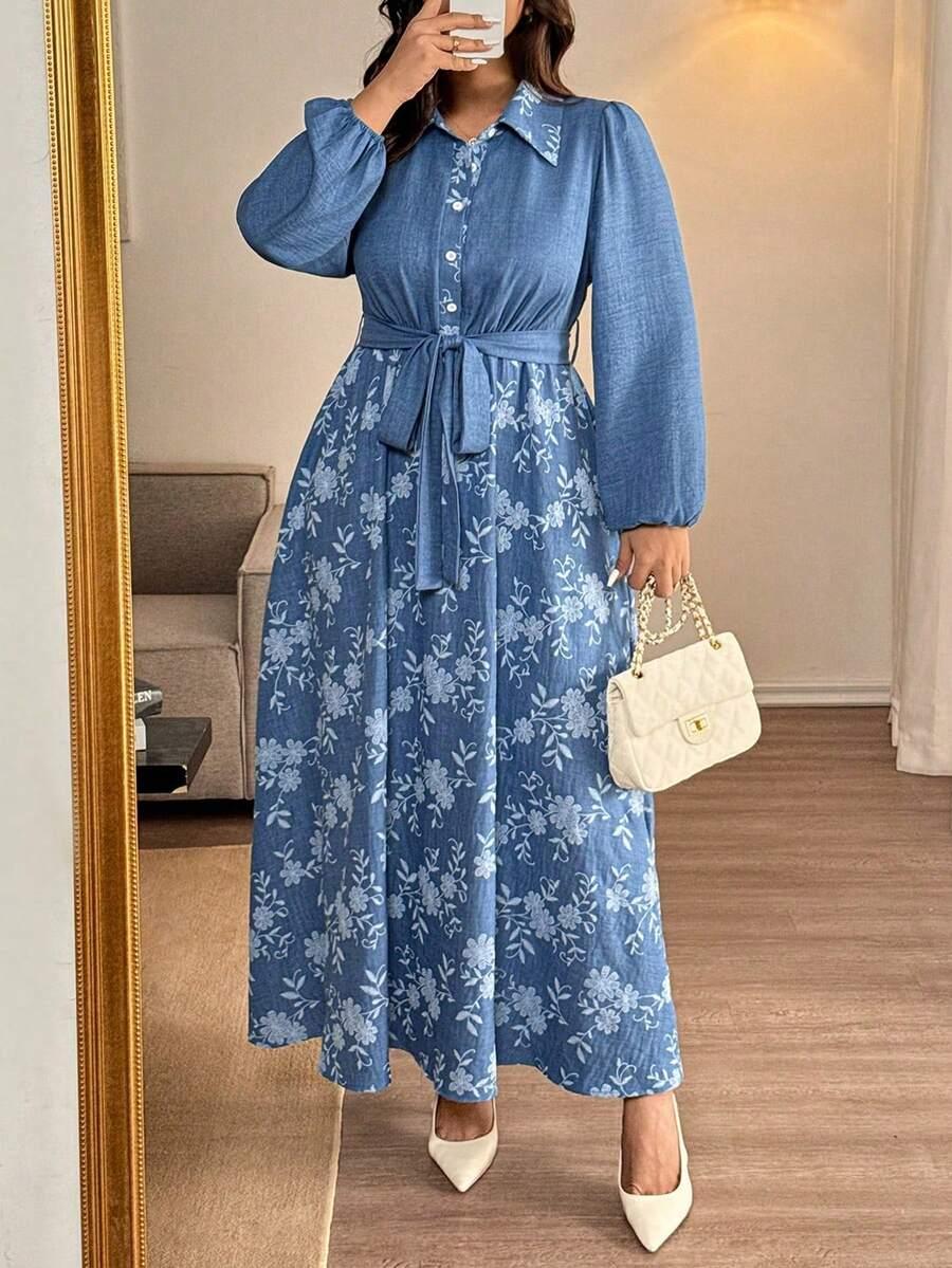 niebieska maxi sukienka