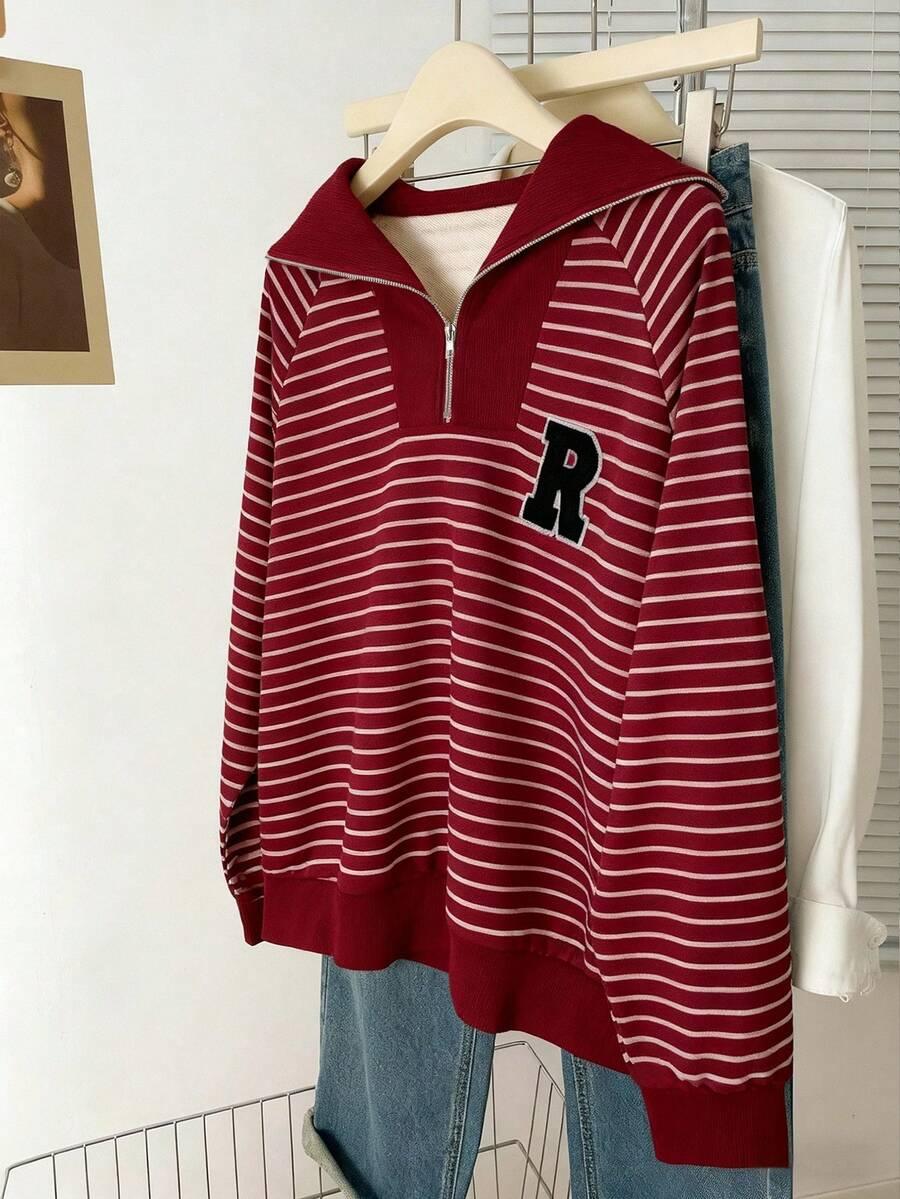 bluza zamek paski