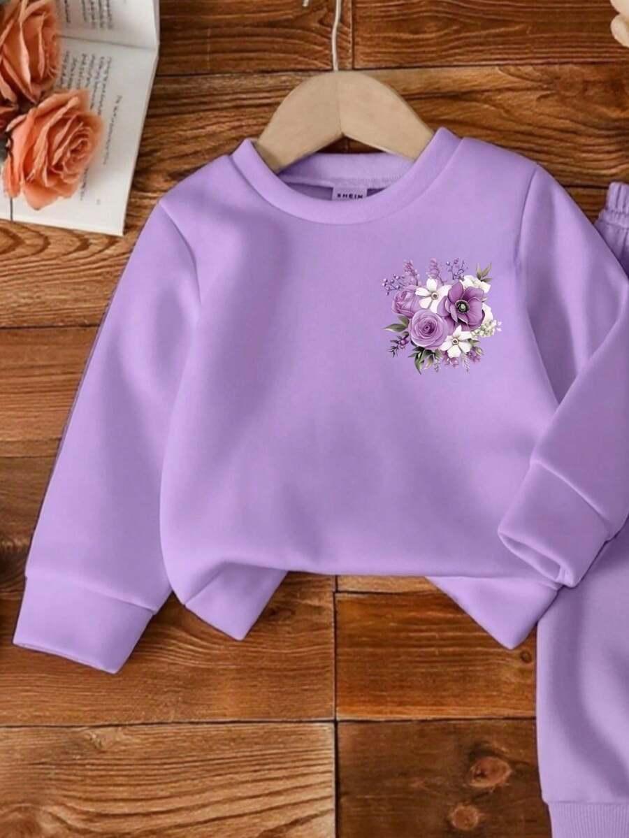 komplet bluza spodnie dres wzór print