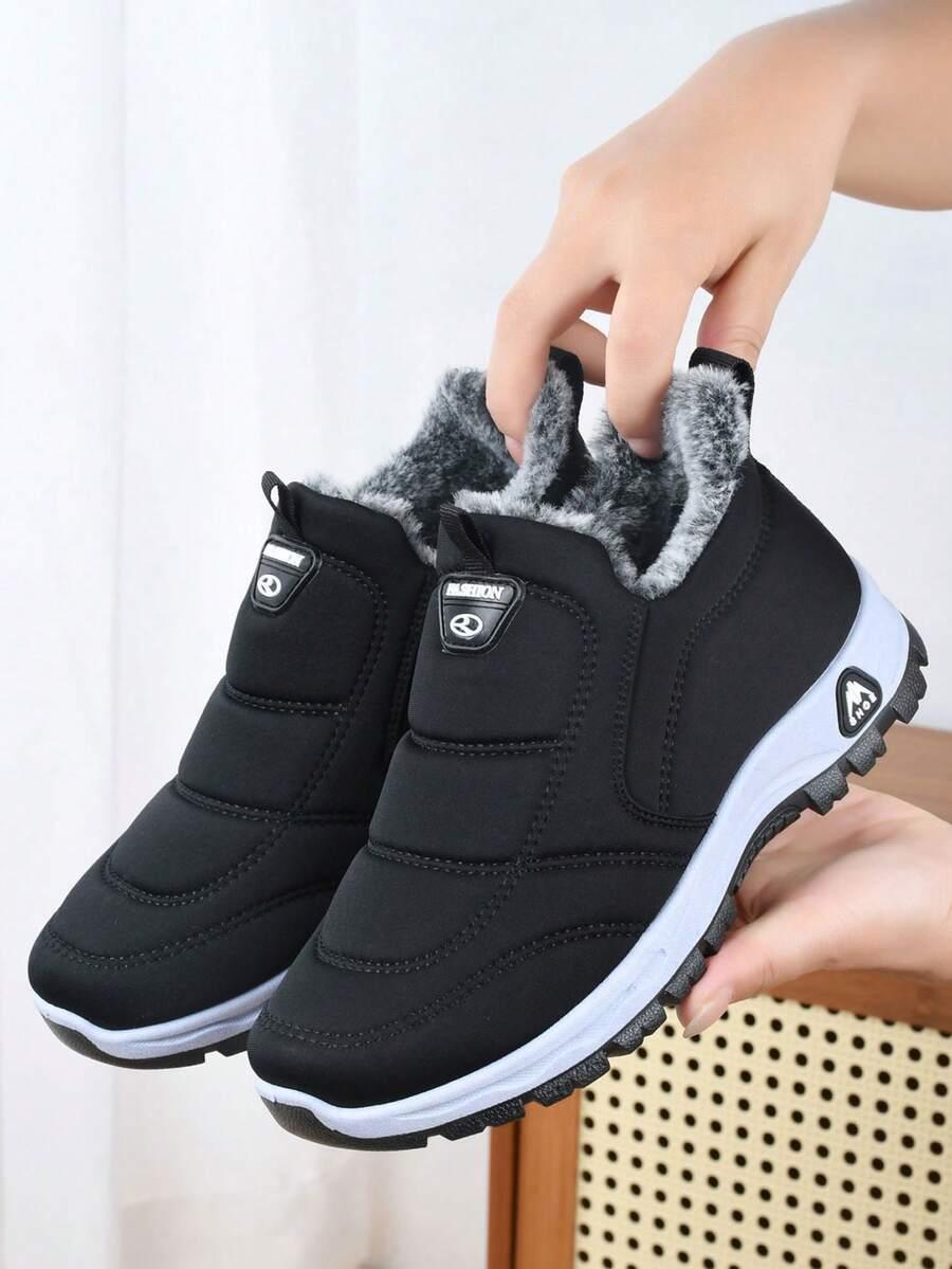 CZARNE OCIEPLANE BUTY SPORTOWE