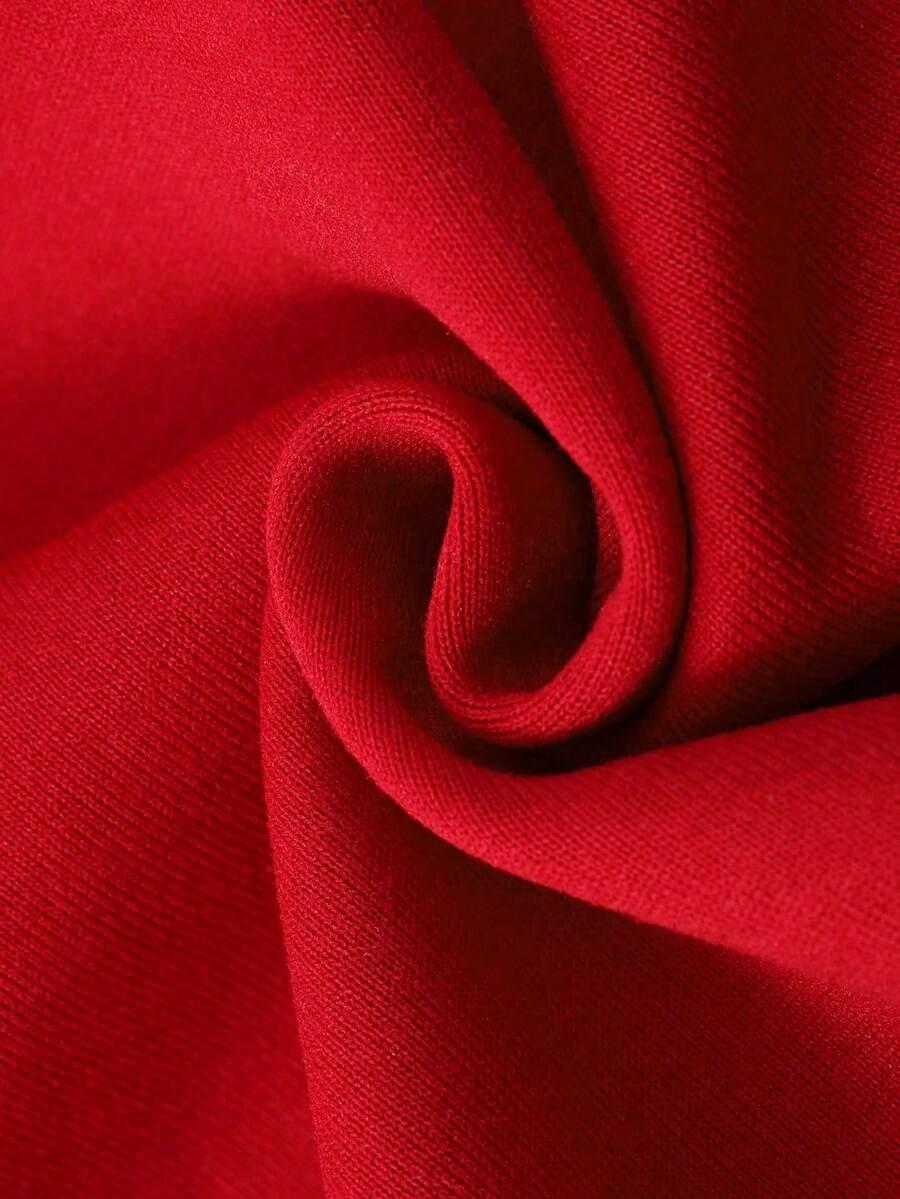 czerwona bluza kaptur