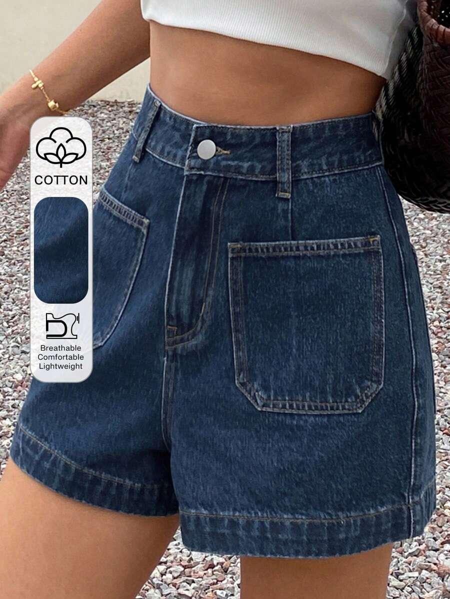NIEBIESKIE SPODENKI JEANS