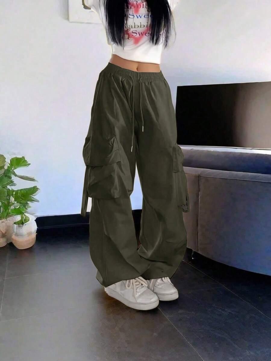 ZIELONE SPODNIE CASUAL