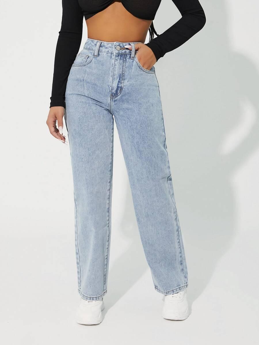 NIEBIESKIE SPODNIE JEANS