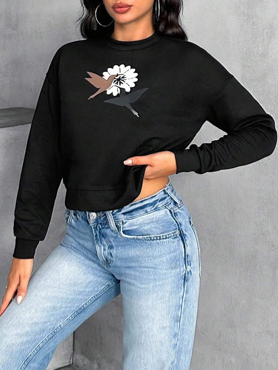 BLUZA Z NADRUKIEM