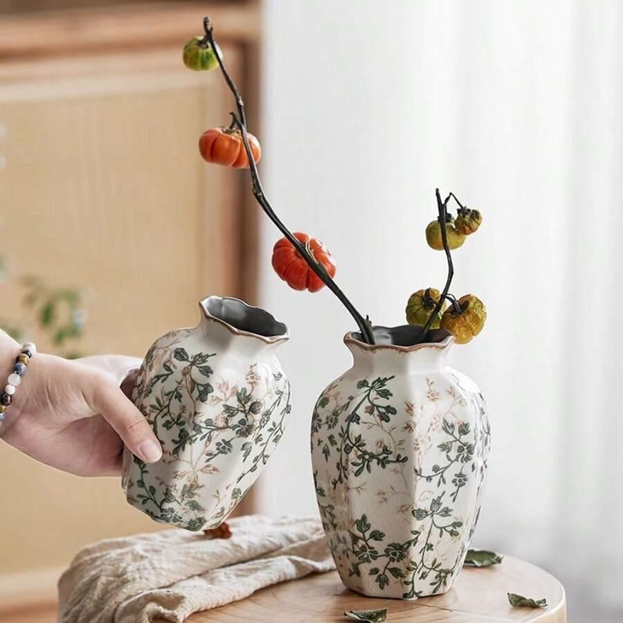 kolorowy CERAMICZNY WAZON