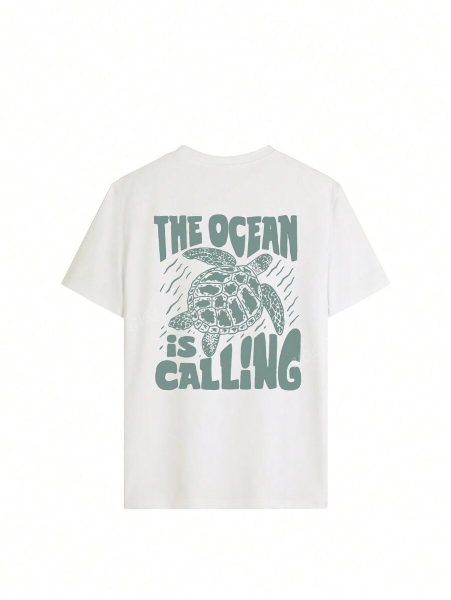 T-SHIRT Z NADRUKIEM