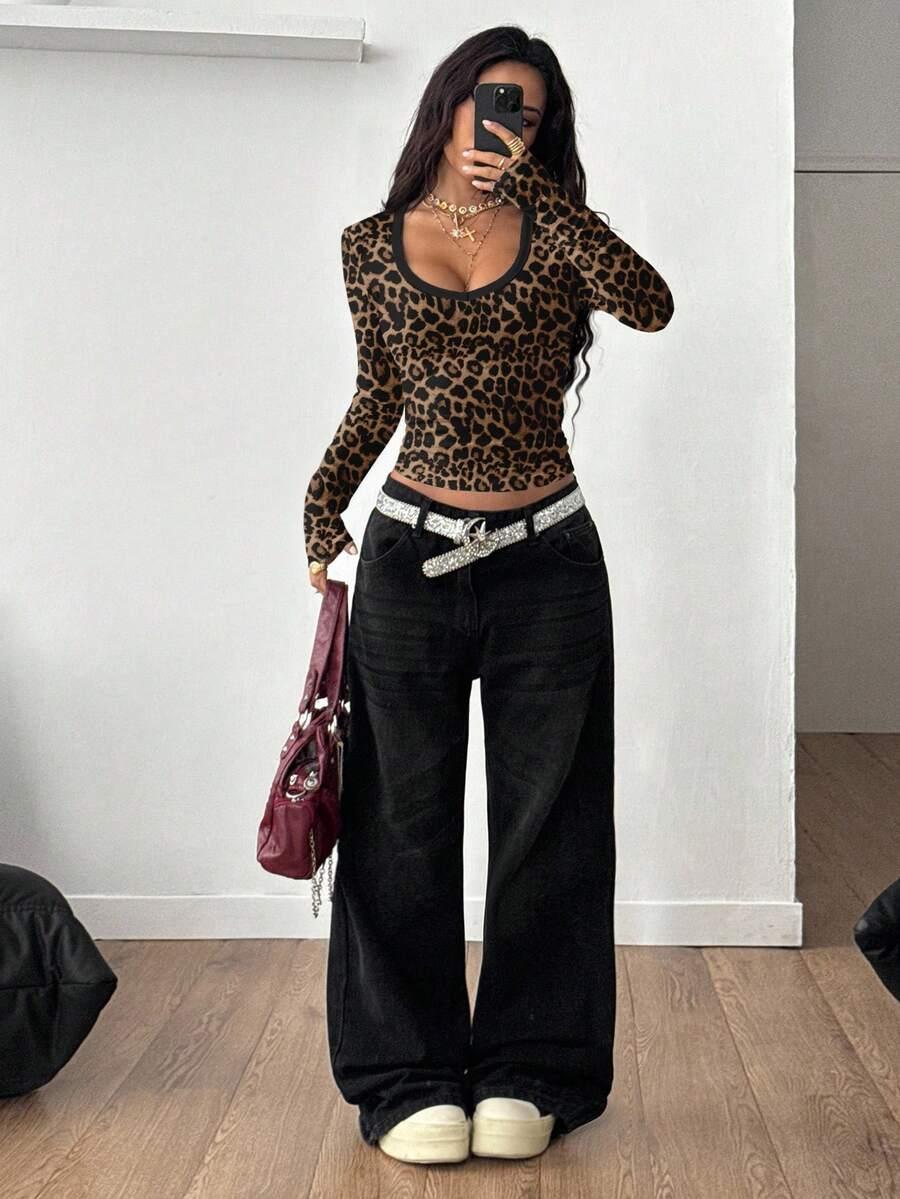 bluzka animal print