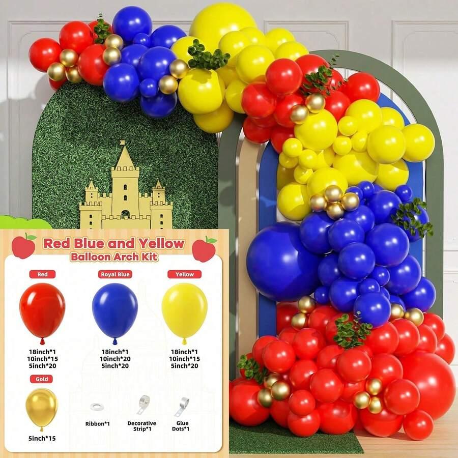 wielokolorowy zestaw balonów 