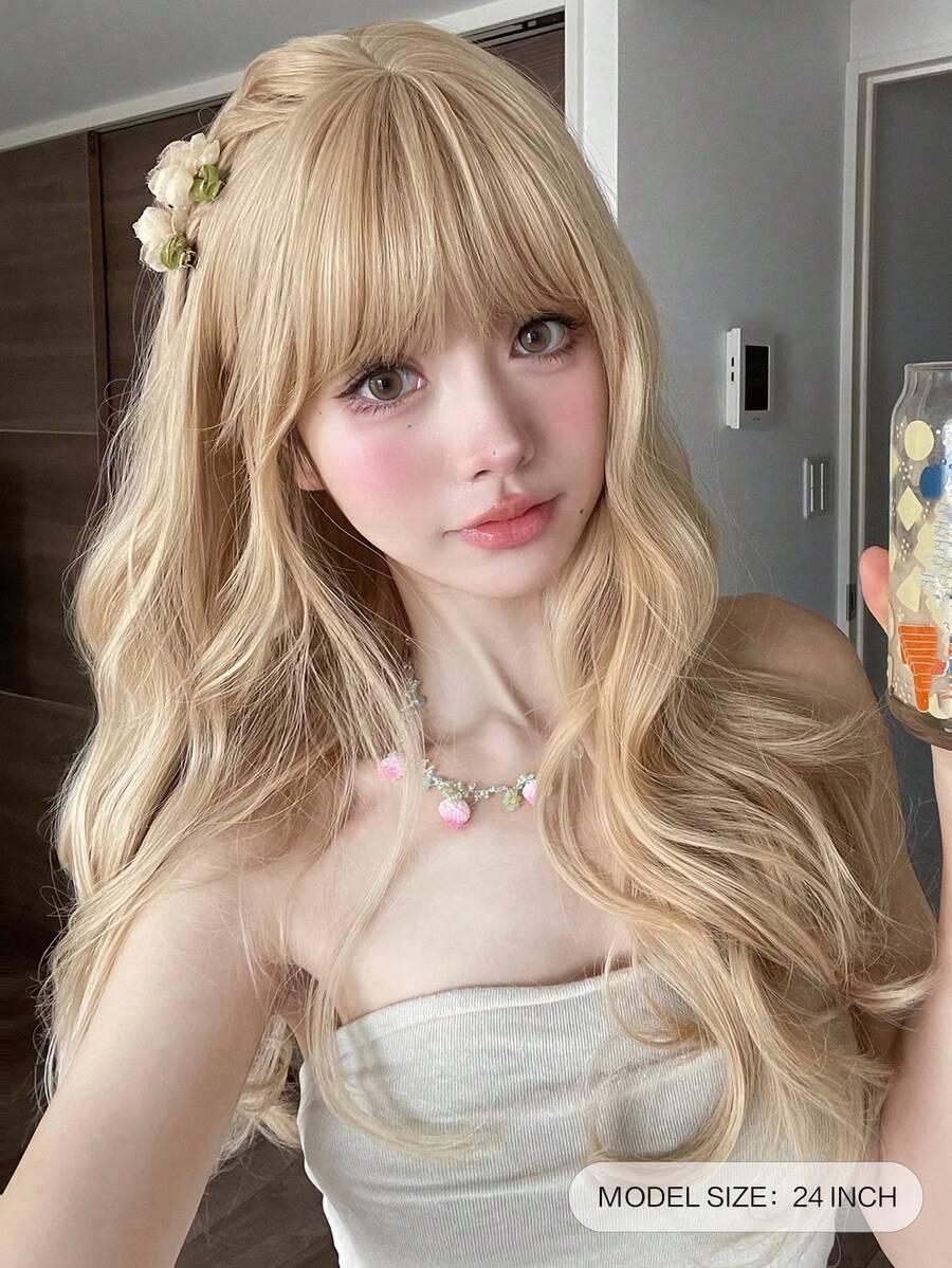 BLOND SYNTETYCZNE WŁOSY 
